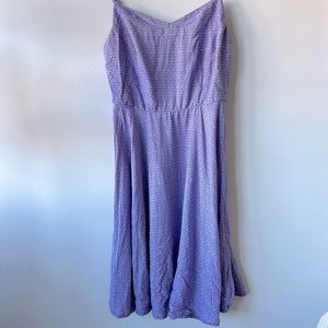 Light purple geometric pattern dress